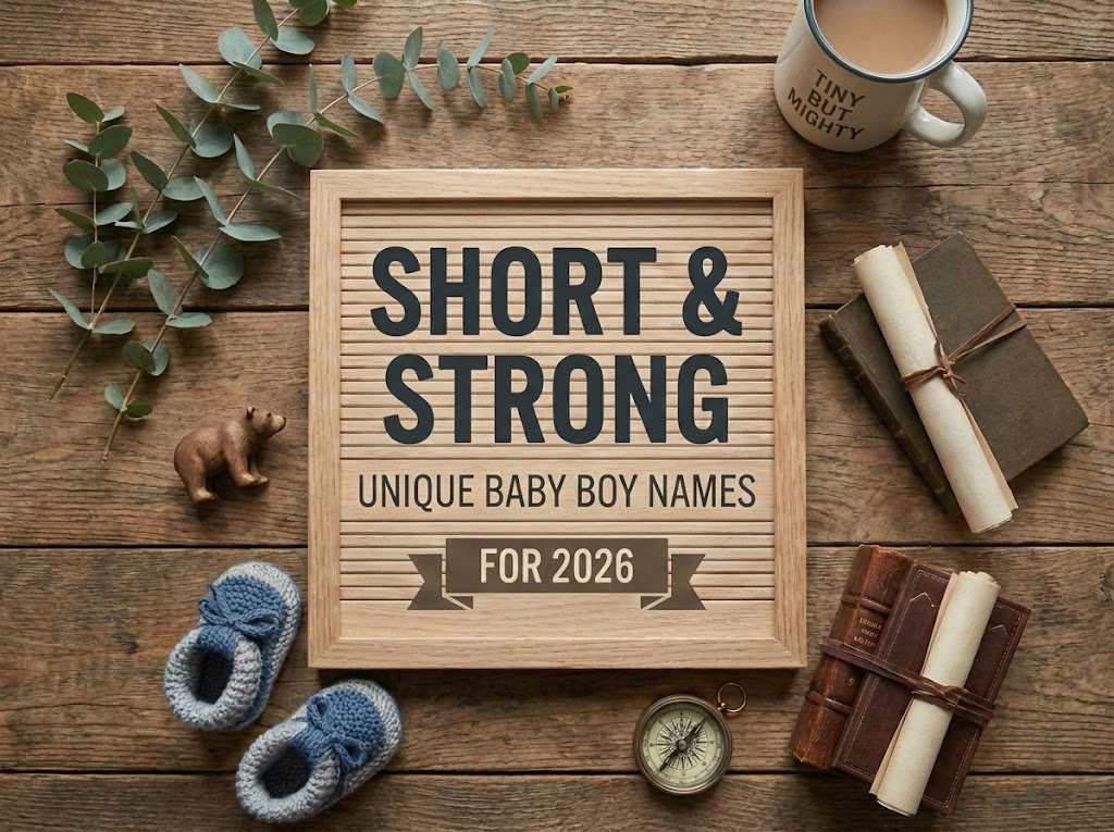 Short And Strong Unique Baby Boy Names For 2026